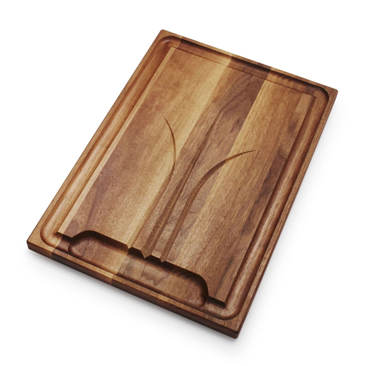 Large Acacia Chopping Board with Bottom Grip Slot