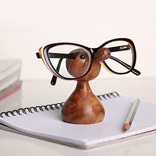 Wooden Eyeglass Holder Stand