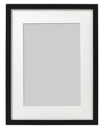 Classic Black Mat Photo Frame with White Mount