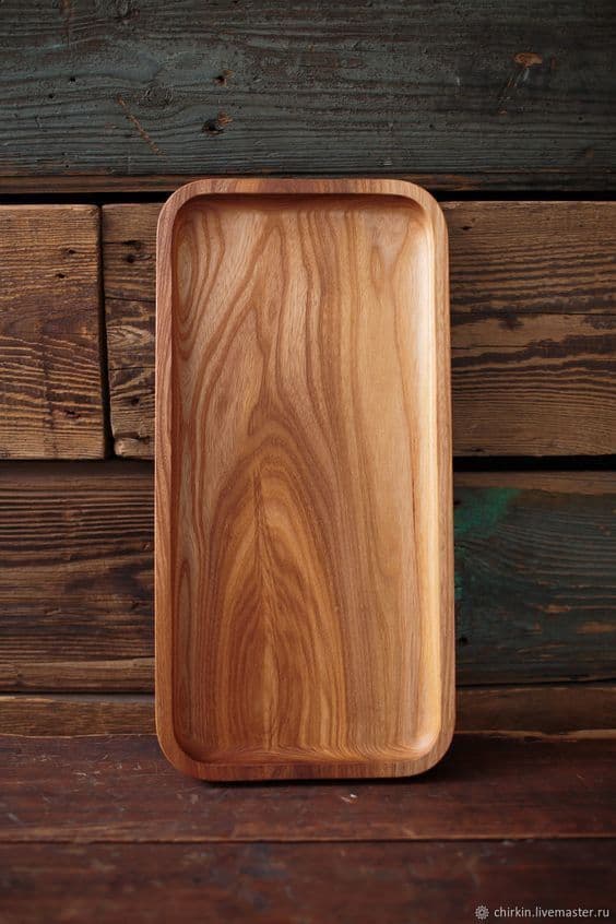 Rectangular Wooden Serving Tray