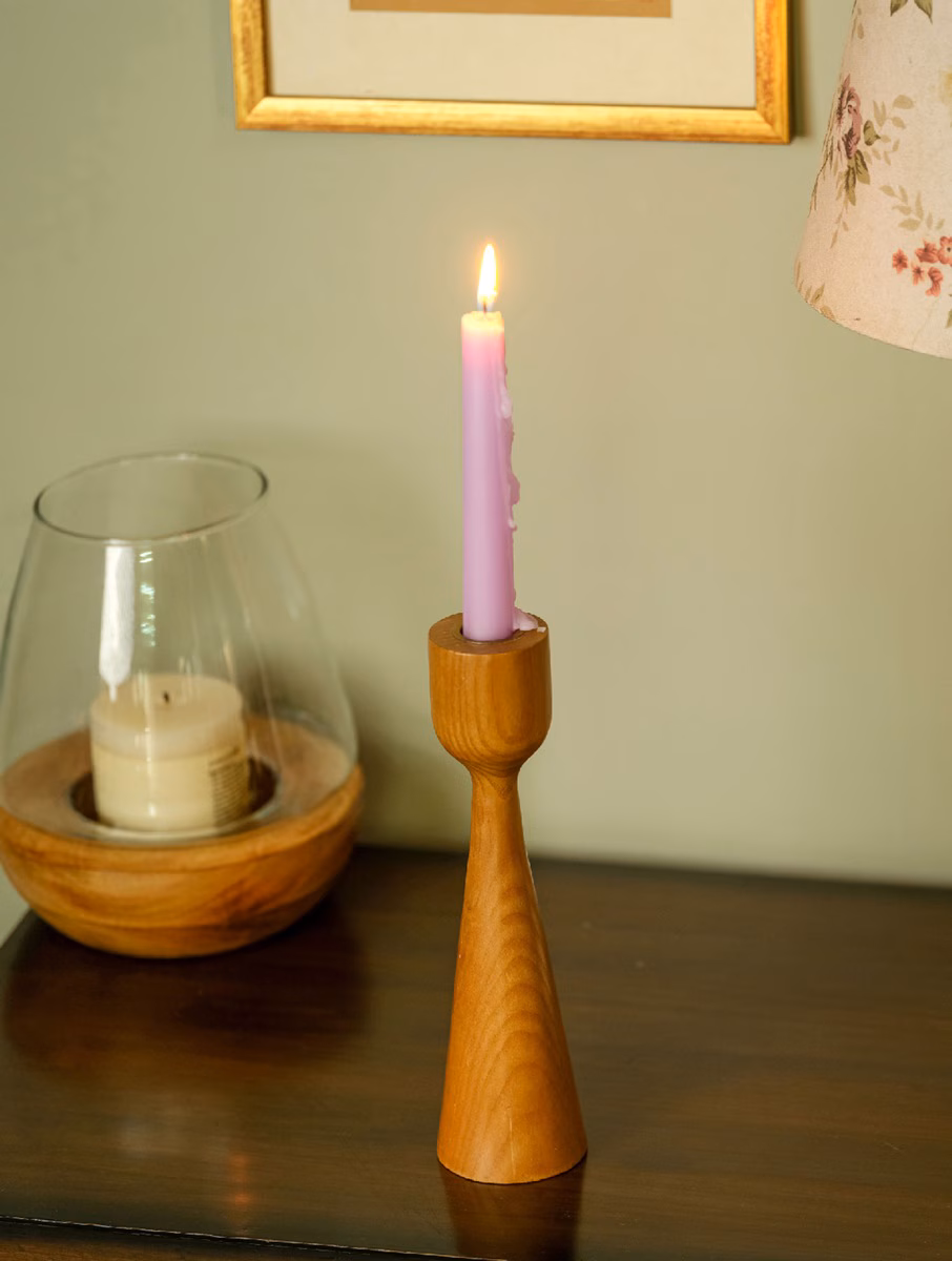 Premium Wooden Candle Holder