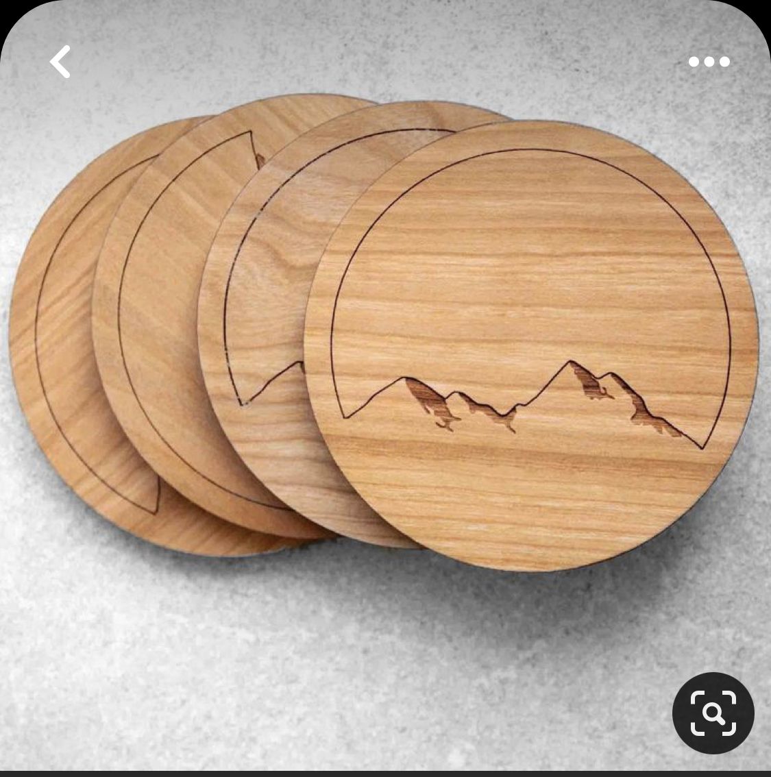 Engraved Wooden Coasters