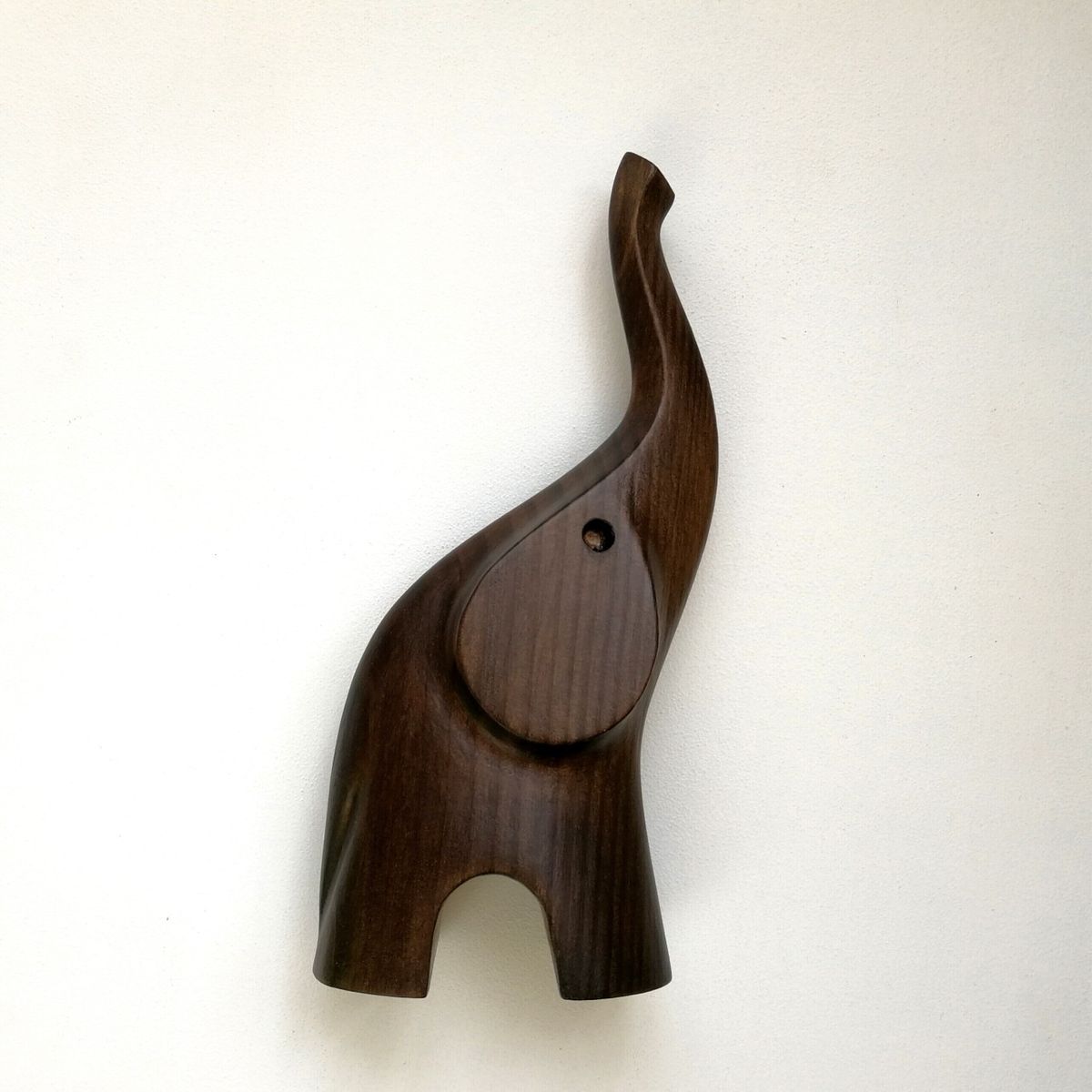 Handcarved Wooden Elephant Decor