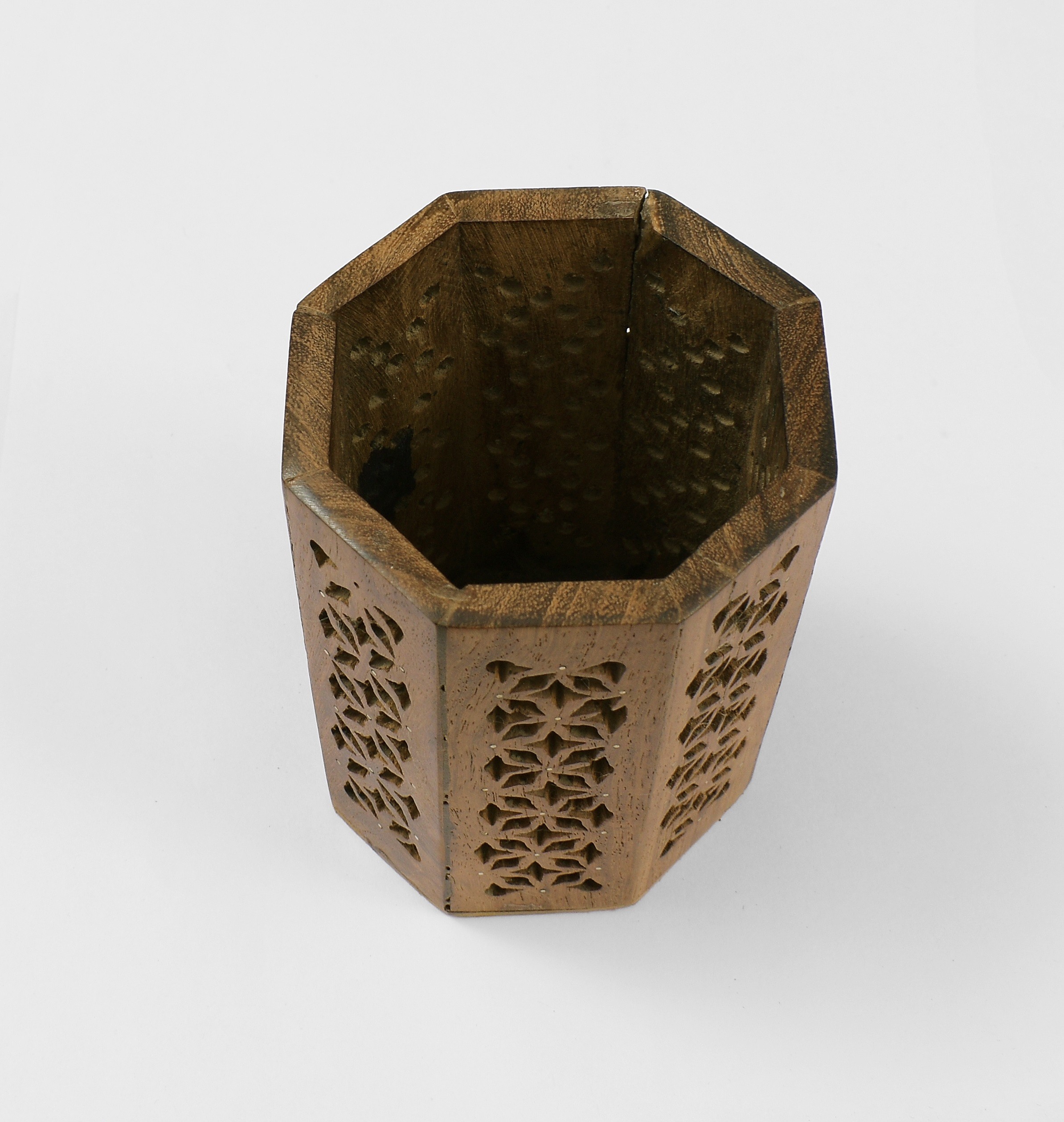 Round Wooden Pen holder