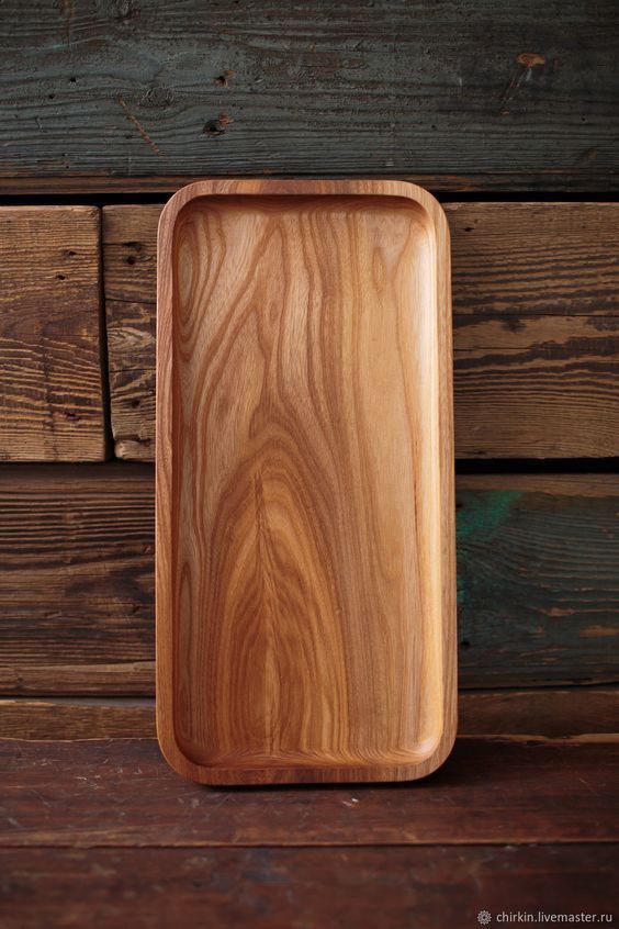 Rectangular Wooden Serving Tray